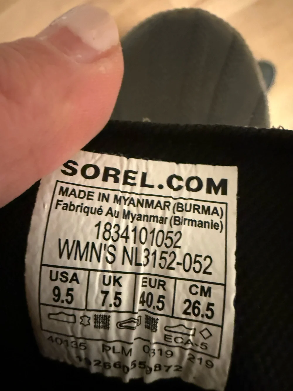 Sorel Women’s Out N About Quilted Ankle Rain Duck Boot Grey 9.5